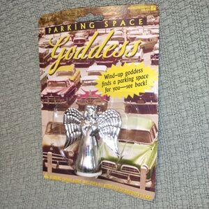 RARE Vintage 1996 Archie McPhee “Parking Space Goddess” wind-up novelty toy